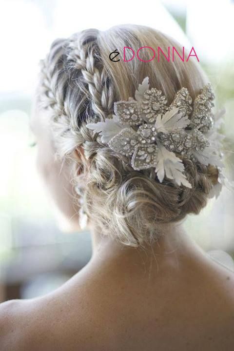 Capello raccolto sposa