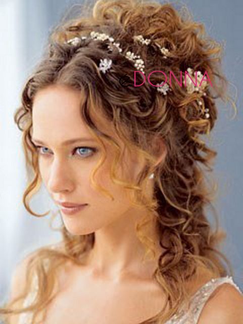 acconciature sposa capelli ricci