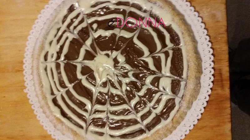 crostata nutella e bianco