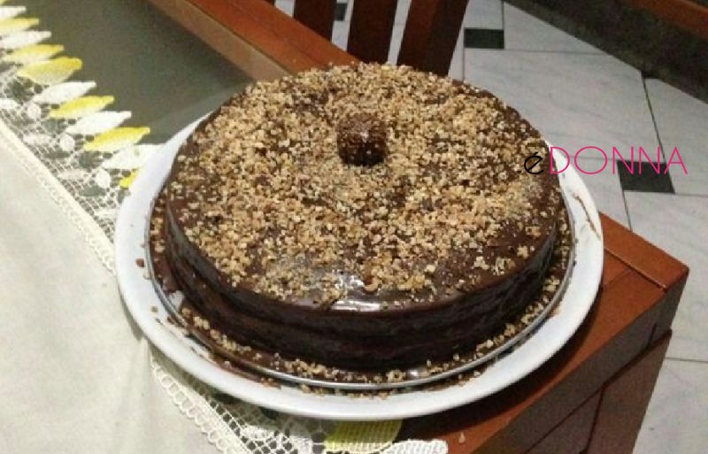 torta ferrero rocher