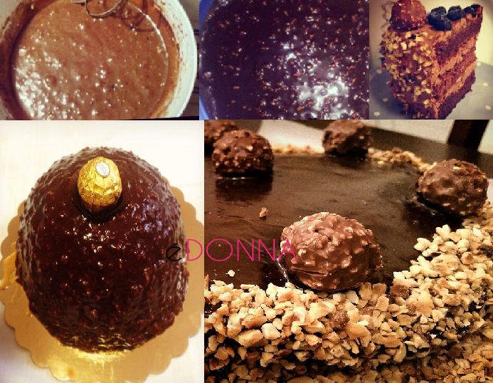 torta ferrero rocher