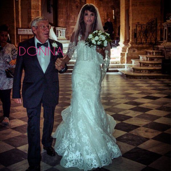 abito da sposa elisabetta canalis