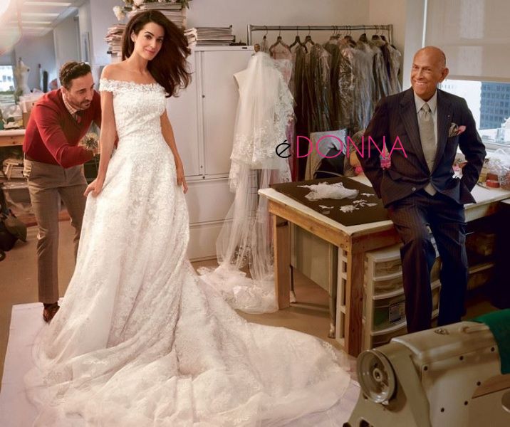 amal abito da sposa