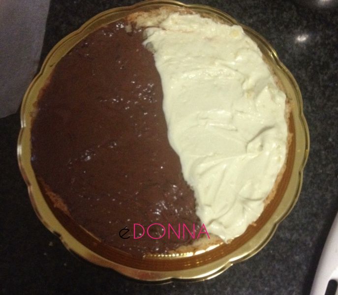 pan di spagna nutella e cioccolato bianco