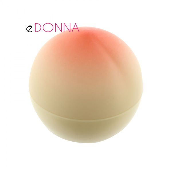 Mini peach lip balm