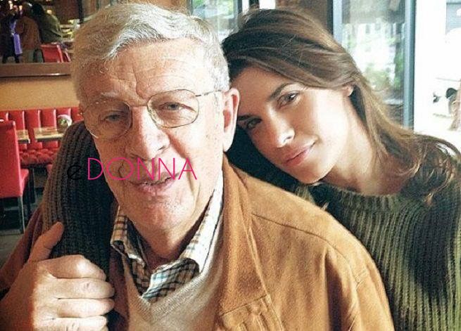 elisabetta canalis e il padre