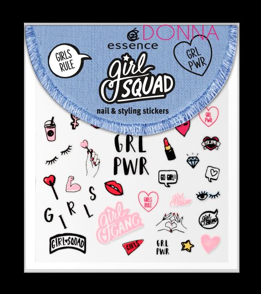 essence girl squad nail & styling stickers 01